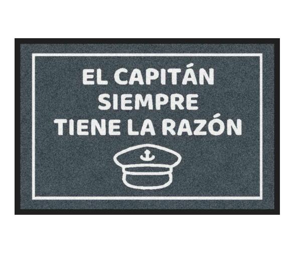 Alfombra Antideslizante Capitán Gris