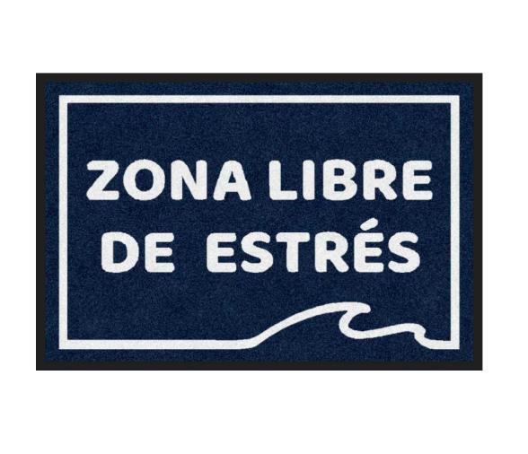 Alfombra Antideslizante Libre de Estrés Azul