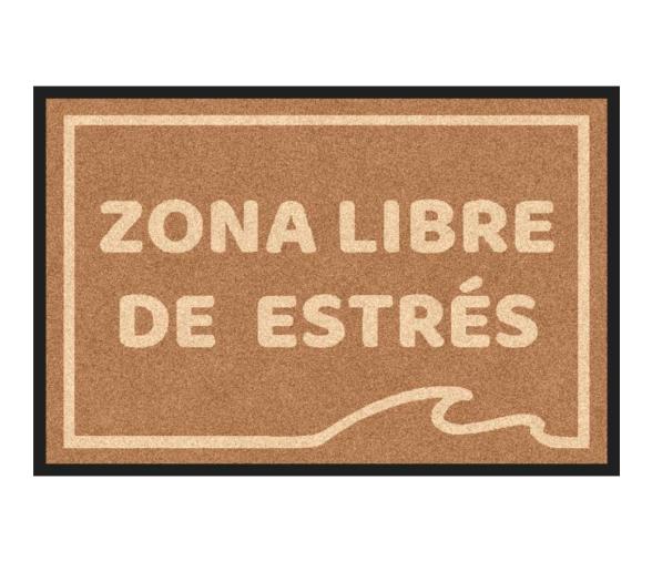 Alfombra Antideslizante Libre de Estrés Marrón