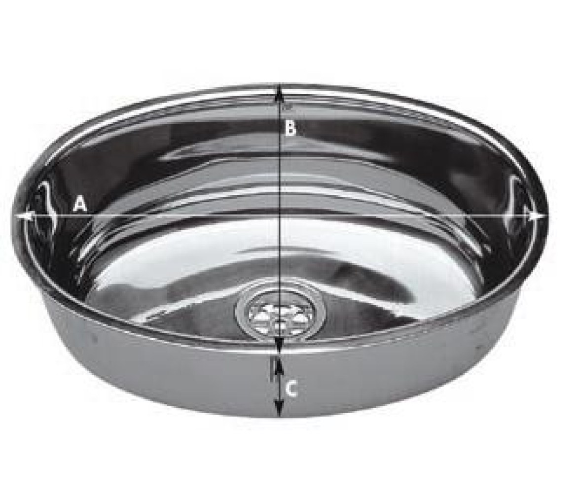 Fregadero Inox Ovalado