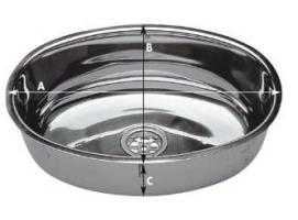 Fregadero Inox Ovalado