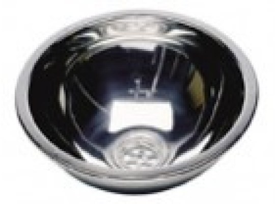 Lavabo Inox Redondo Fondo Curvo