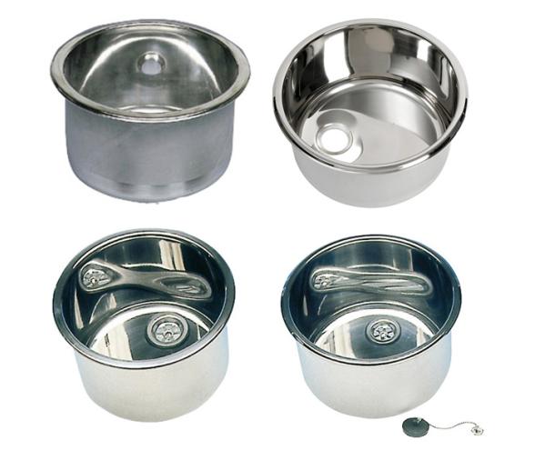 Fregadero Inox Redondo Fondo Recto