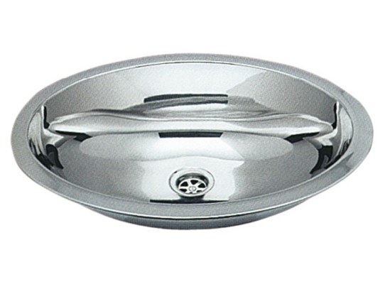 Fregadero oval acero inox 510x390 mm