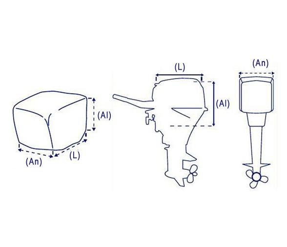 Funda Motor Fueraborda Covy Lux