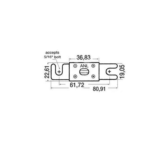 Fusible Alta Capacidad ANL