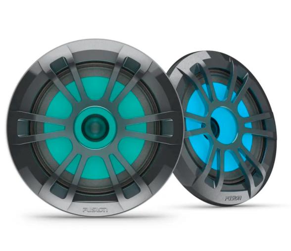 Fusion Altavoces Gris Serie EL Sport con LED 6.5"