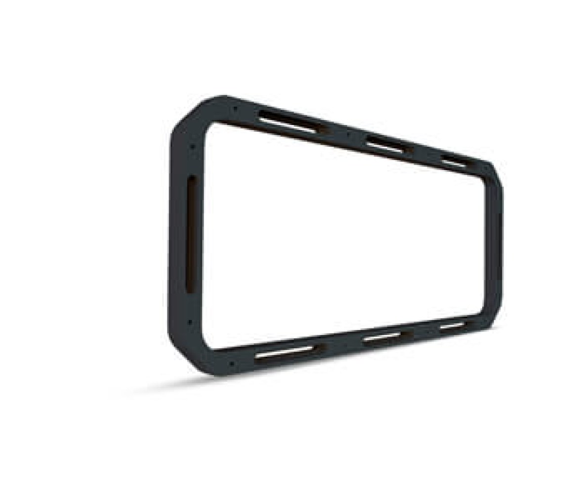 Fusion Soportes de montaje para accesorios de panel de sonido- Negro 16mm