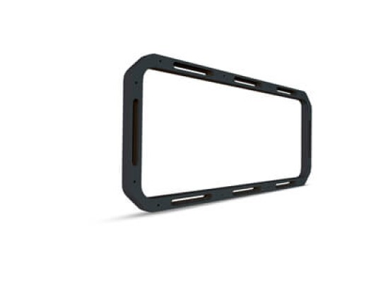 Fusion Soportes de montaje para accesorios de panel de sonido- Negro 16mm