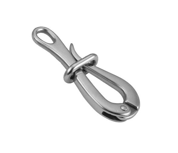 Gancho Pelicano con Cierre de Eslabon Inox 316