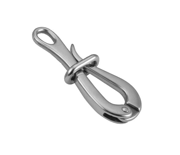 Gancho Pelicano con Cierre de Eslabon Inox 316