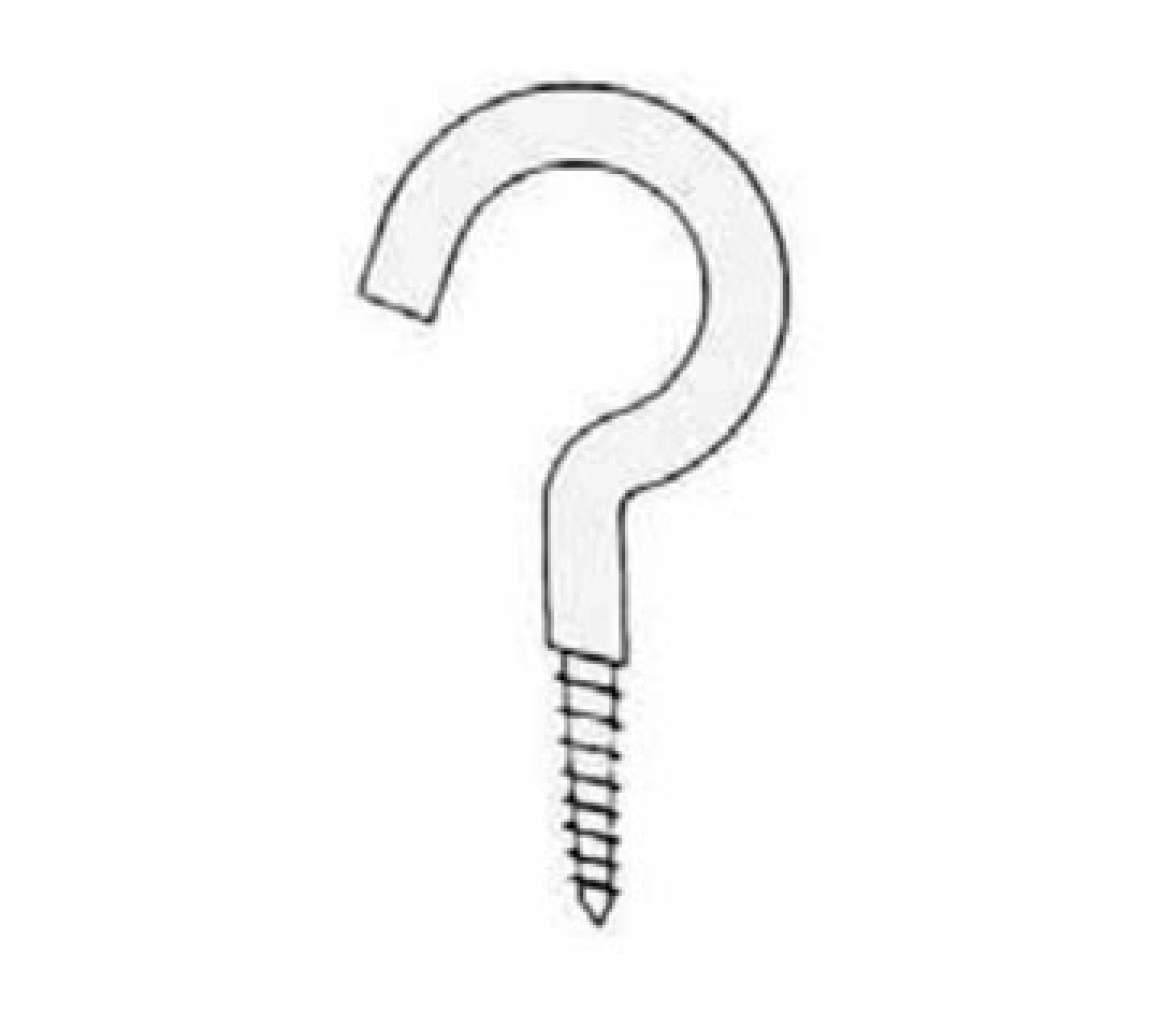 Gancho Rosca Inox