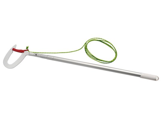 Telescopic boat hook for buoy mooring
