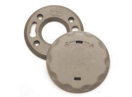 Garelick Anillo De Cubierta Cubierta Sistema Pedestal Liberación Rápida