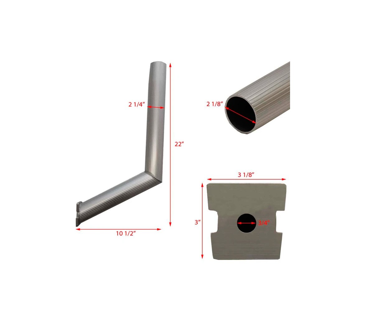 Garelick  Pedestal Montaje Lateral Inox