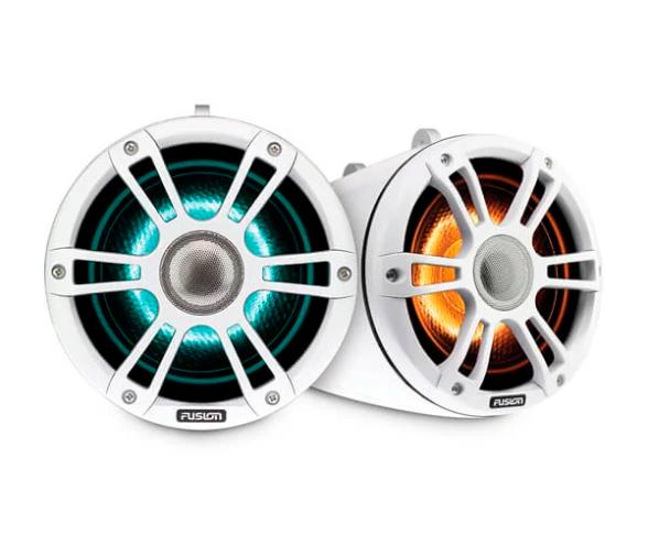 Fusion Altavoces Wake Tower Blanco Sport 6,5" Con iluminacion LED CRGB