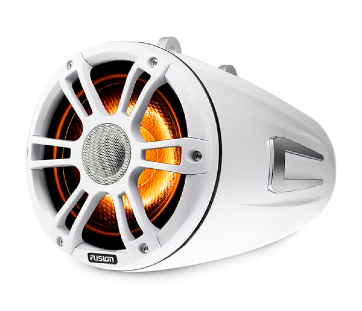 Fusion Altavoces Wake Tower Blanco Sport 6,5" Con iluminacion LED CRGB