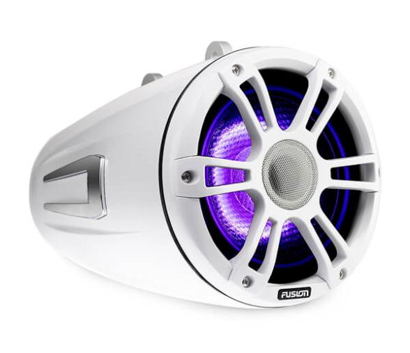 Garmin Altavoces Wake Tower Blanco y Cromado Sport 8,8" Con iluminacion LED CRGB