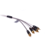 Fusion Cable de interconexión de audio de 4 canales y 2 zonas
