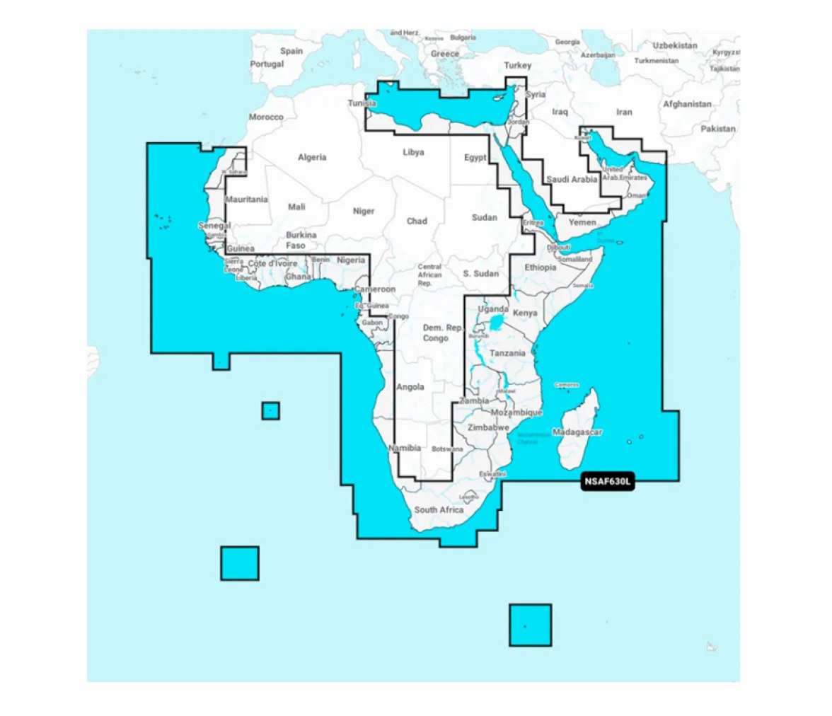 Garmin Cartografía Navionics+ Large Africa