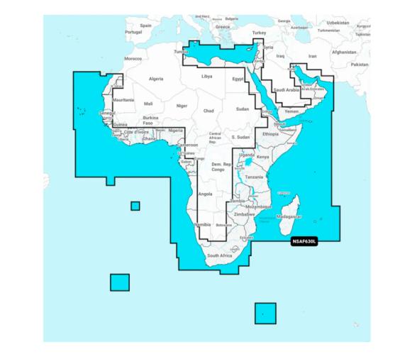 Garmin Cartografía Navionics+ Large Africa