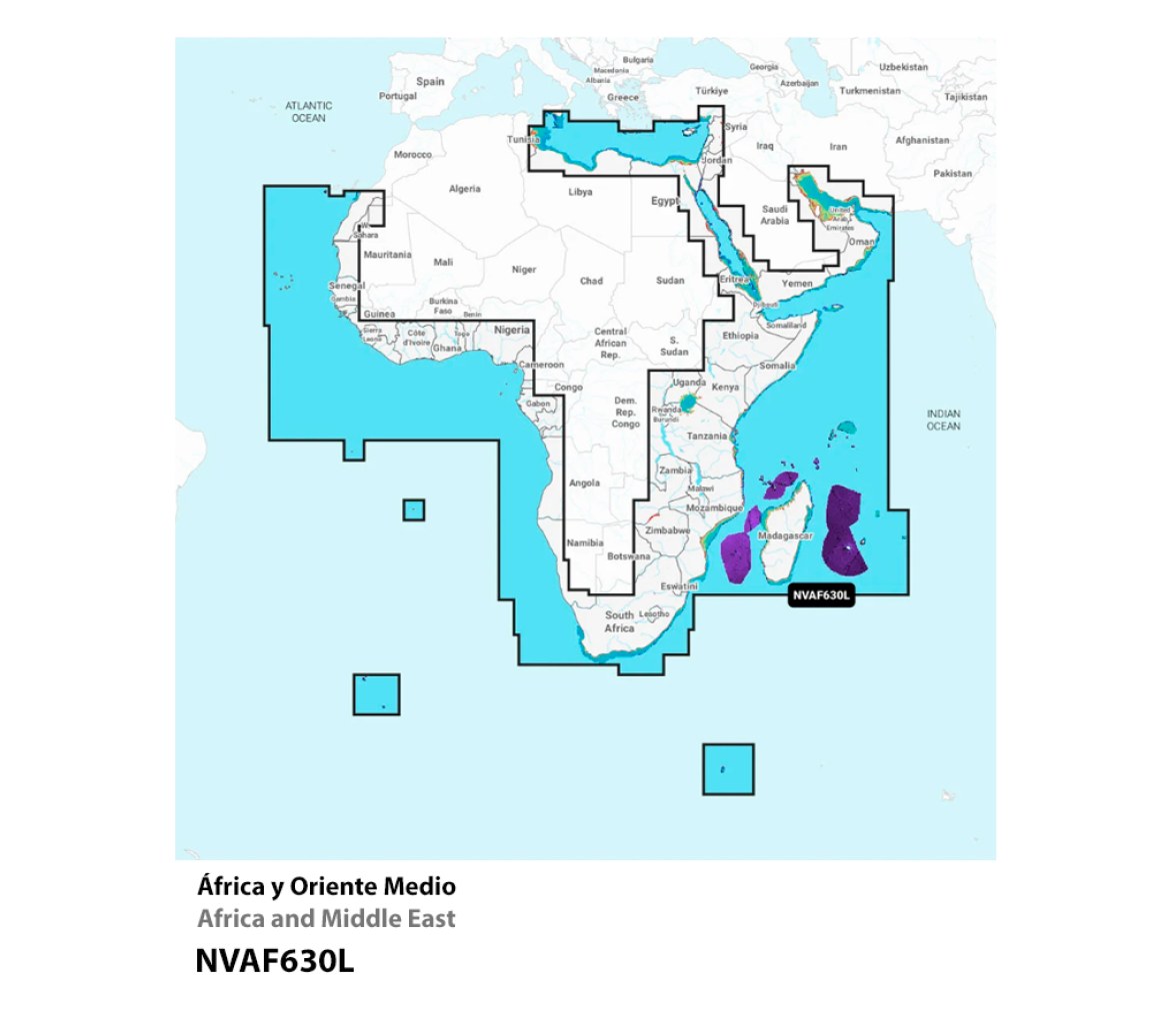 Garmin Cartografía Navionics+ Large Africa