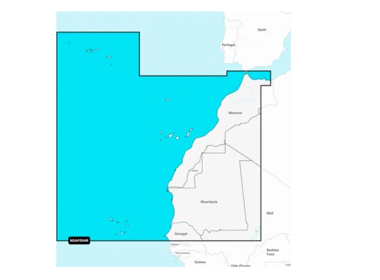 Garmin Navionics+ Regular Africa Cartography