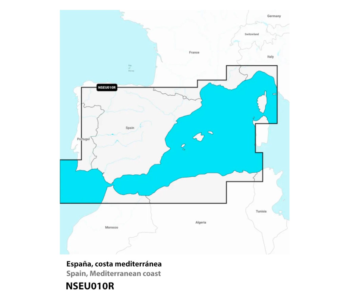 Garmin Cartografía Navionics+ Regular Europa Sur