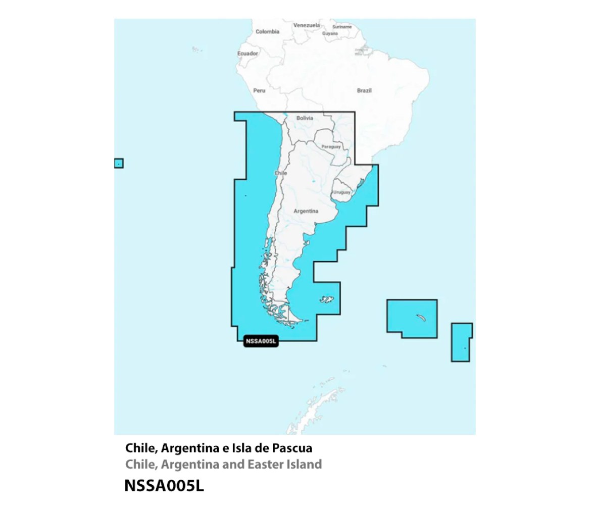 Garmin Cartografía Navionics+ Large Sudamerica