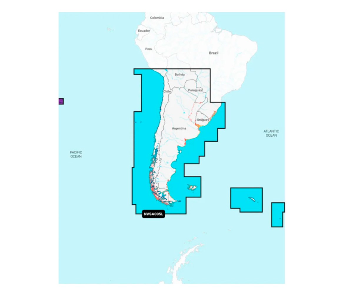 Garmin Cartografía Navionics+ Vision Large Sudamérica