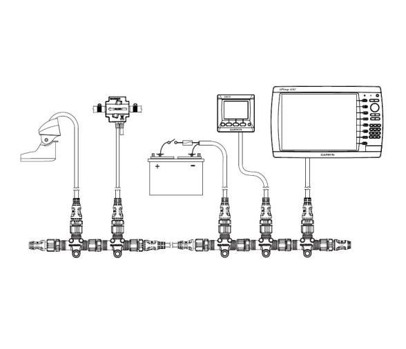 Garmin Conector en T NMEA 2000