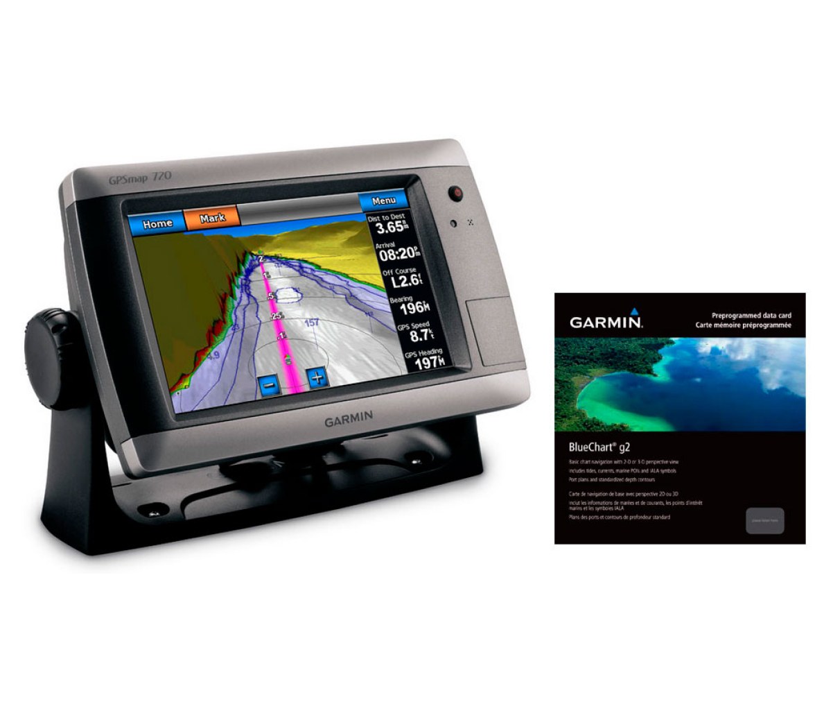 Garmin GPS Plotter GPSmap 720 + Cartografia Bluechart G2