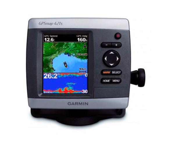 Garmin GPS Plotter Sonda Gpsmap 421s con Transductor Popa