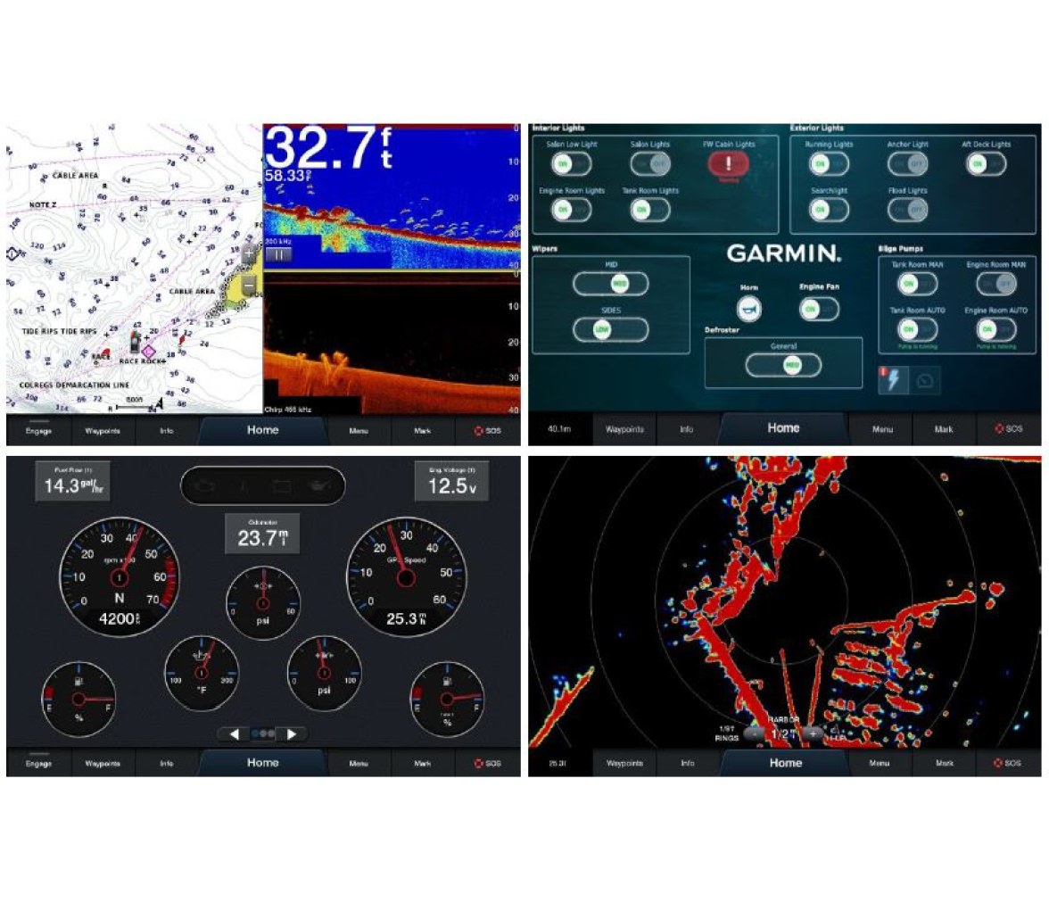 Garmin GPSMAP 722xs Plus y Pack Radar GMR 18 HD+
