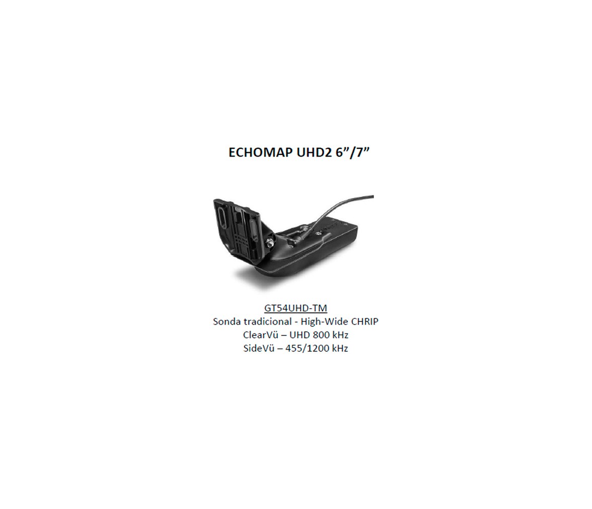 Garmin 6" ECHOMAP UHD2 Chartplotters, 62sv with GT54 Transducer