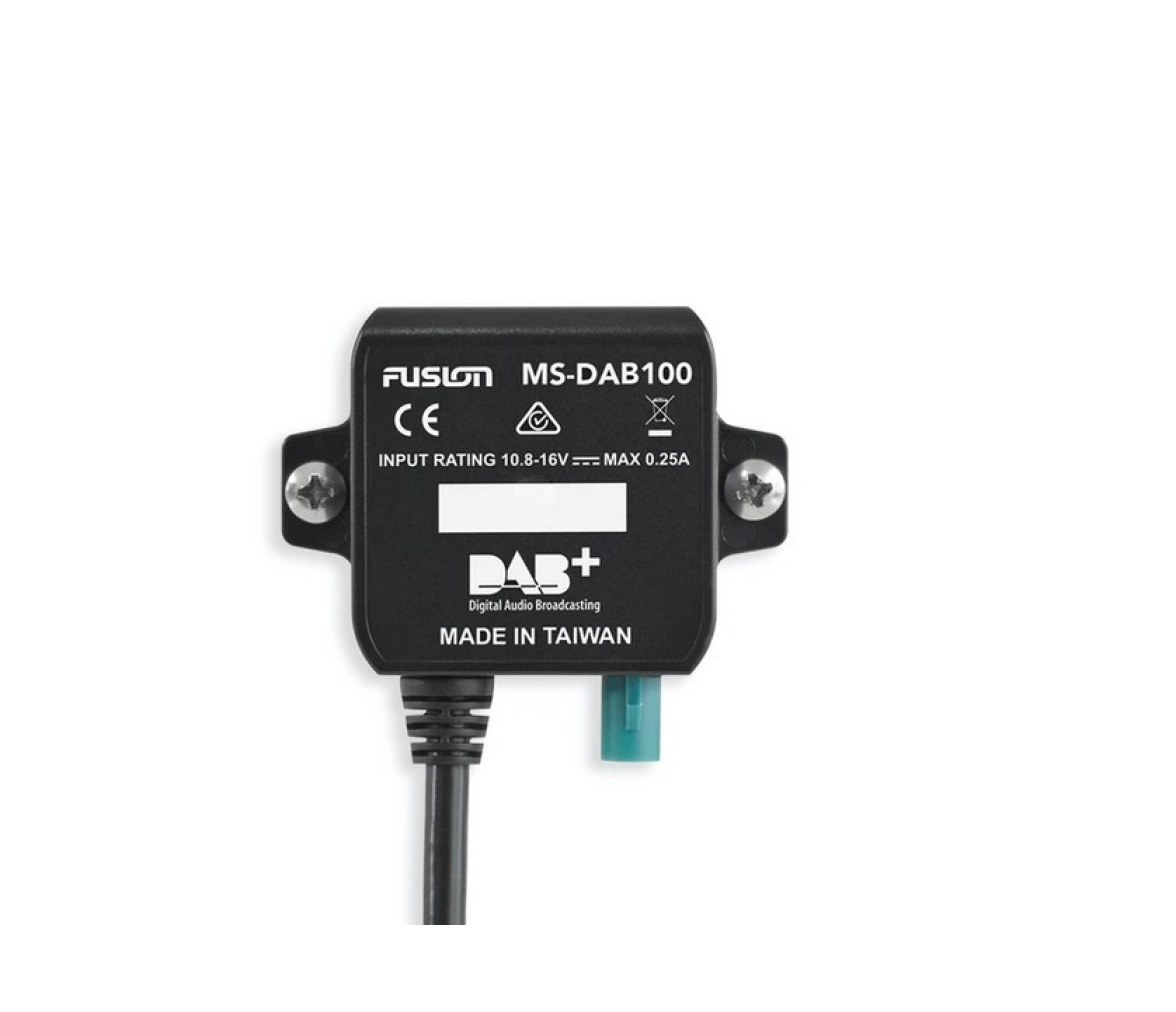 Fusion Receptor DAB náutico con antena