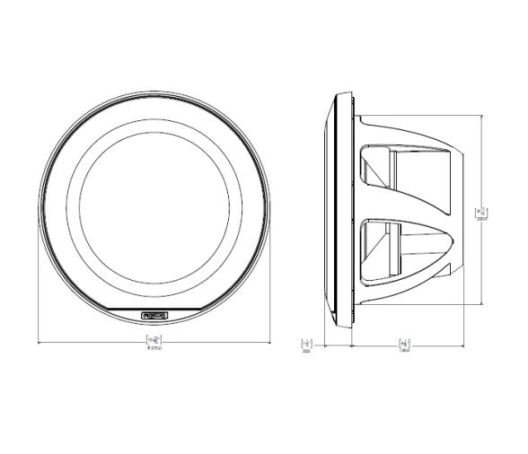 Subwoofer Clasico Nautico Fusion Signature Series 3i