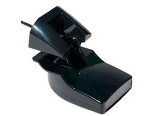 Garmin Plastic Transom Mount Transducer with Depth and Temperature Garmin Plastic Transom Mount Transducer with Depth and Temperature