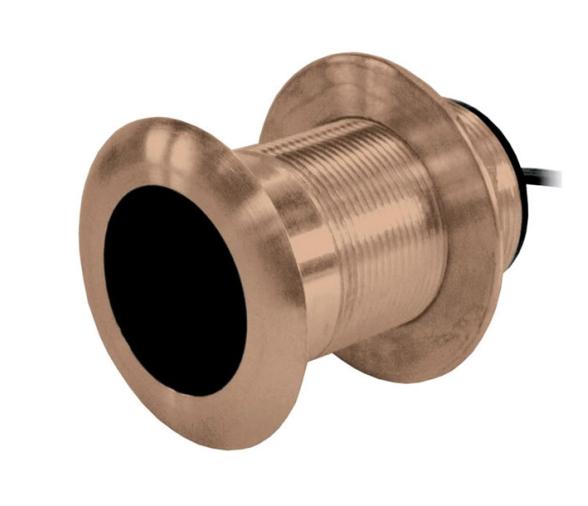 Garmin Transductor Pasacascos Bronce 77-200 Khz 500W Serie Echo-Echomap