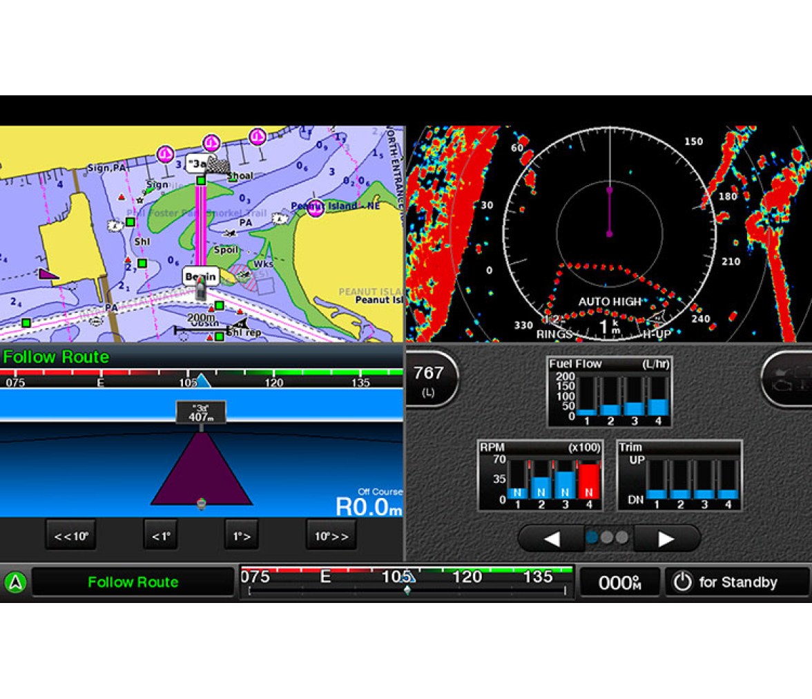 Garmin GPS Plotter GPSmap 1222xsv 12" Táctil