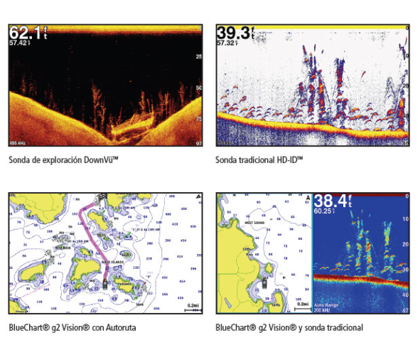 Garmin GPS Plotter Sonda echoMAP 52 dv con Transductor