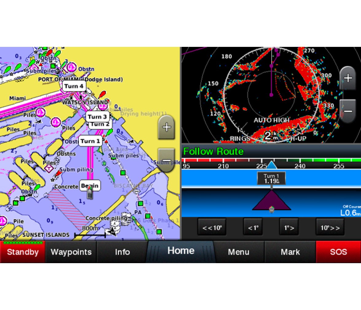 Garmin GPS Plotter Sonda GPSMap 922xs sin Transductor