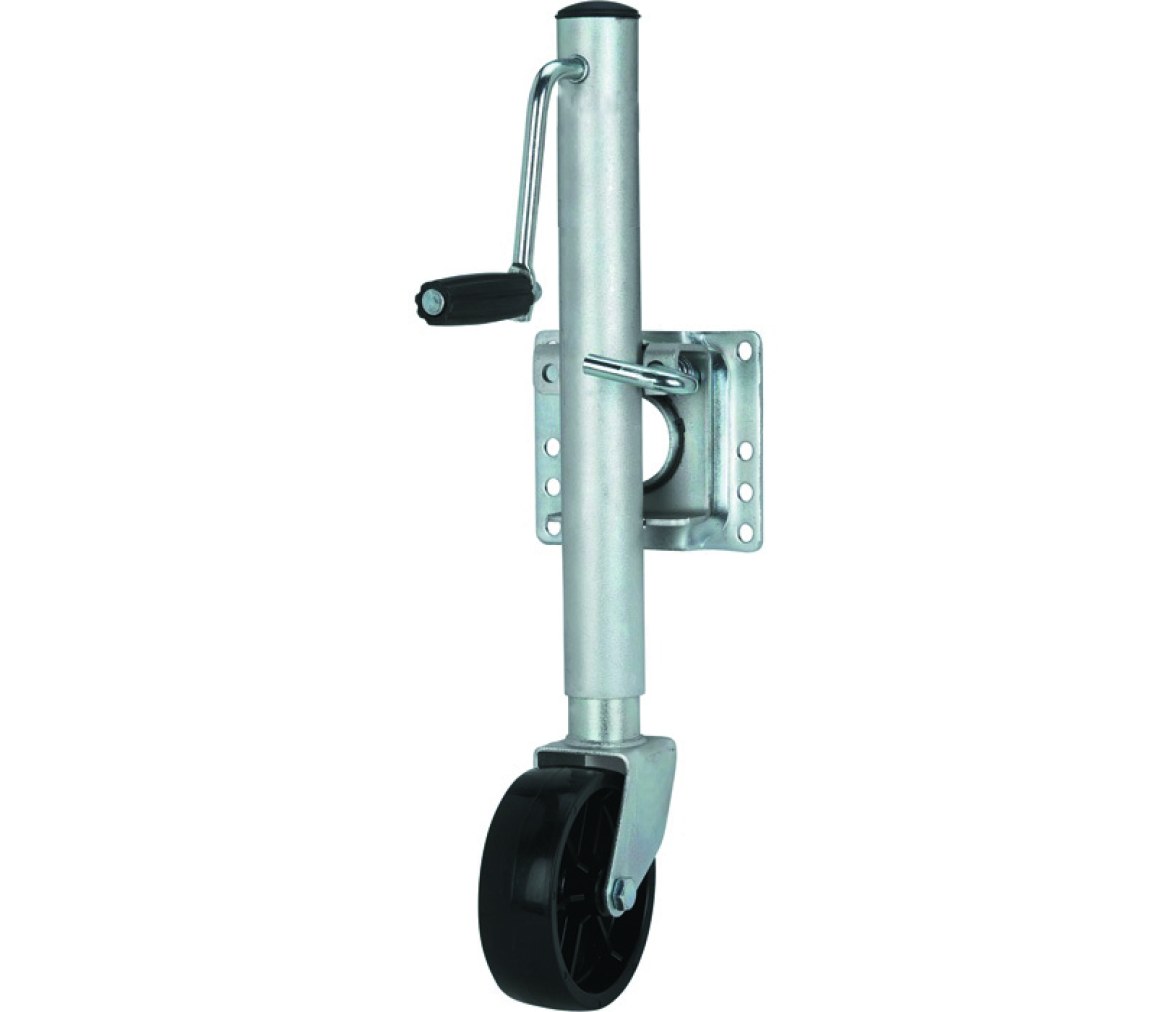 Galvanized Bolt-On Swivel Trailer Jack 800lb