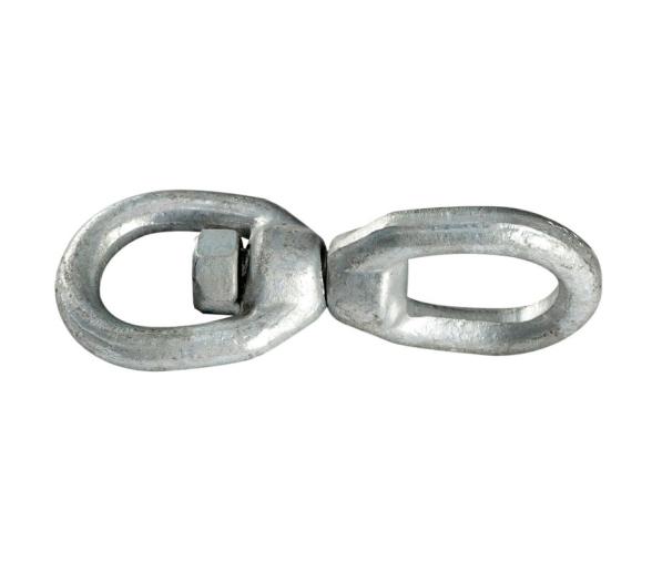 Giratorio de Acero Galvanizado para Cadenas de Ancla y Boyas