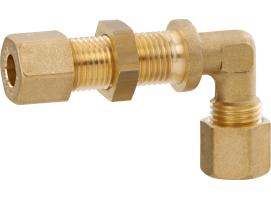 GOK Racor de compresión en codo pasamuros