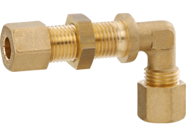 GOK Racor de compresión en codo pasamuros