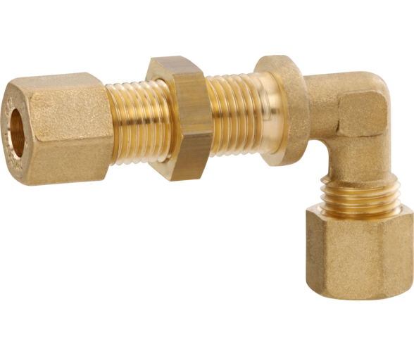 GOK Racor de compresión en codo pasamuros