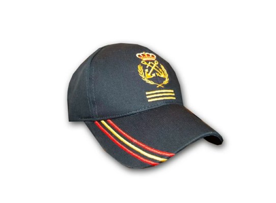 Yatch Captain with Spain Flag Cap