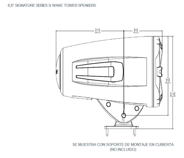 Altavoces Deportivos 8,8" Wake Tower Fusion Signature Series 3i