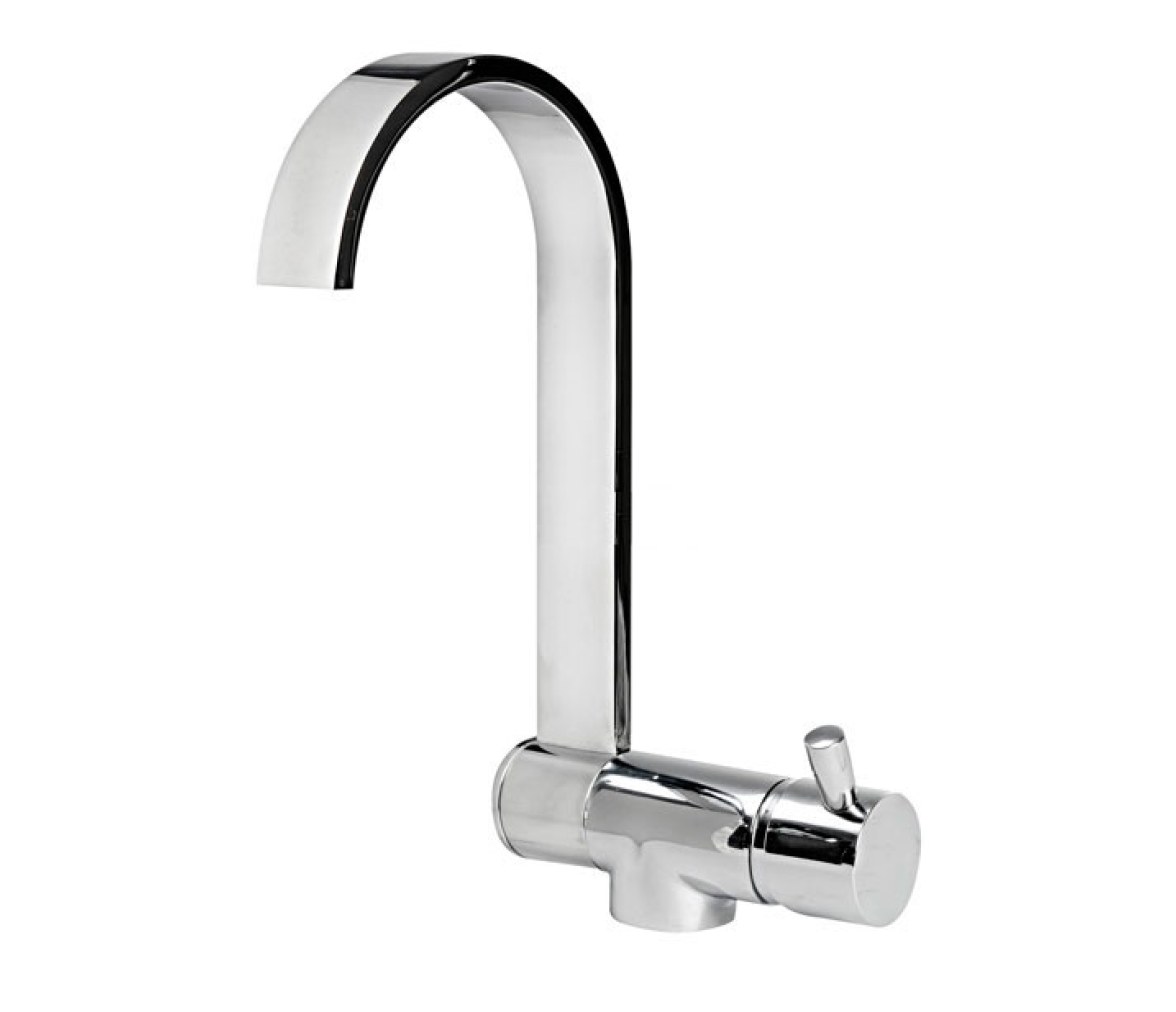 Grifo Abatible de Laton Cromado